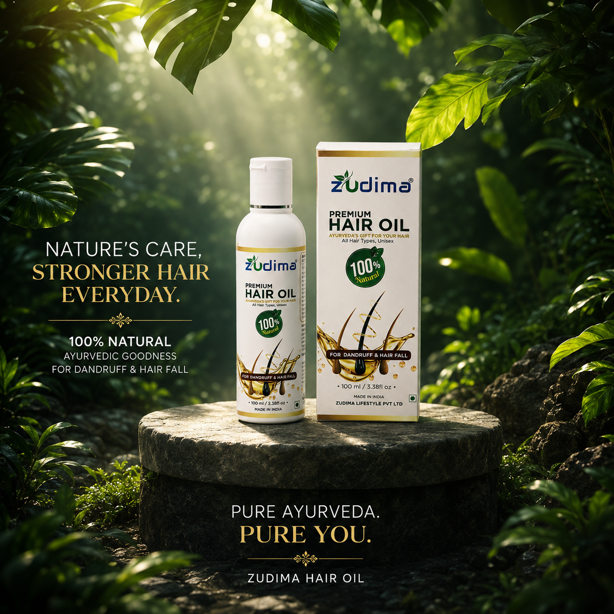 ZUDIMA Premium Hair Oil view 3